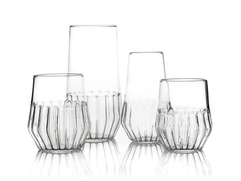 MIXED LARGE GLASS - SET OF 2