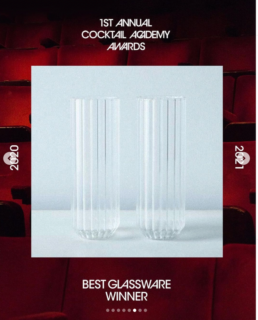 DEARBORN COLLINS GLASS - SET OF 2