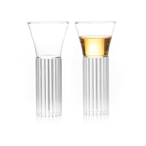 Sofia tall small glass - designer tableware fferrone